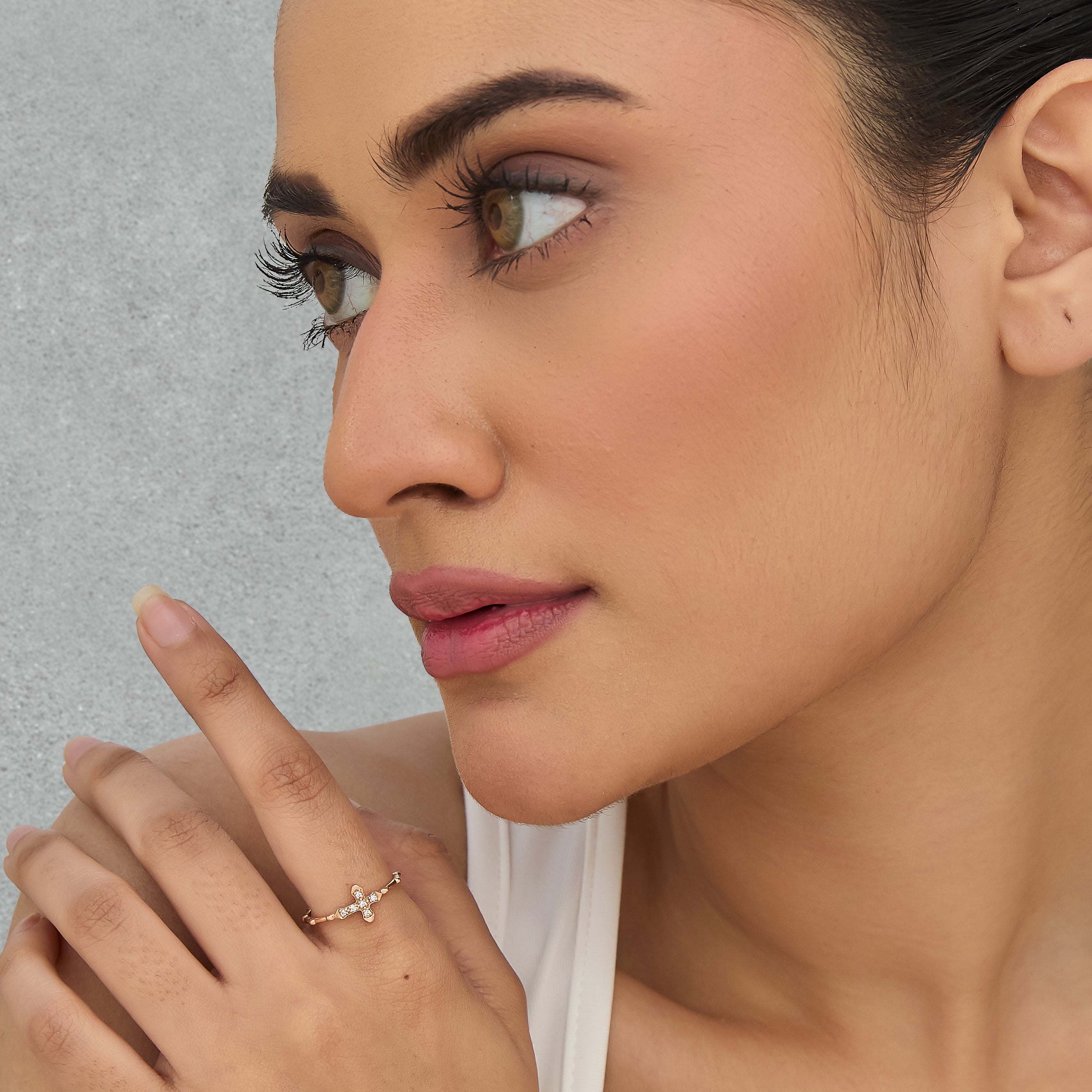 Cross Glow Ring