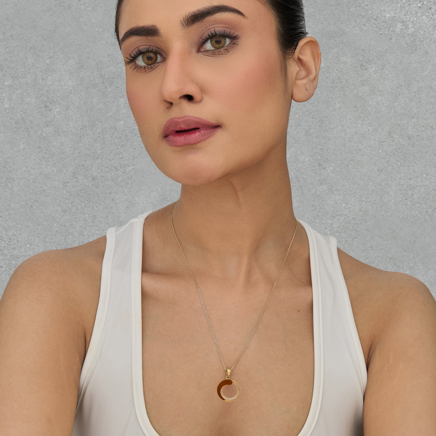 Half Halo Necklace