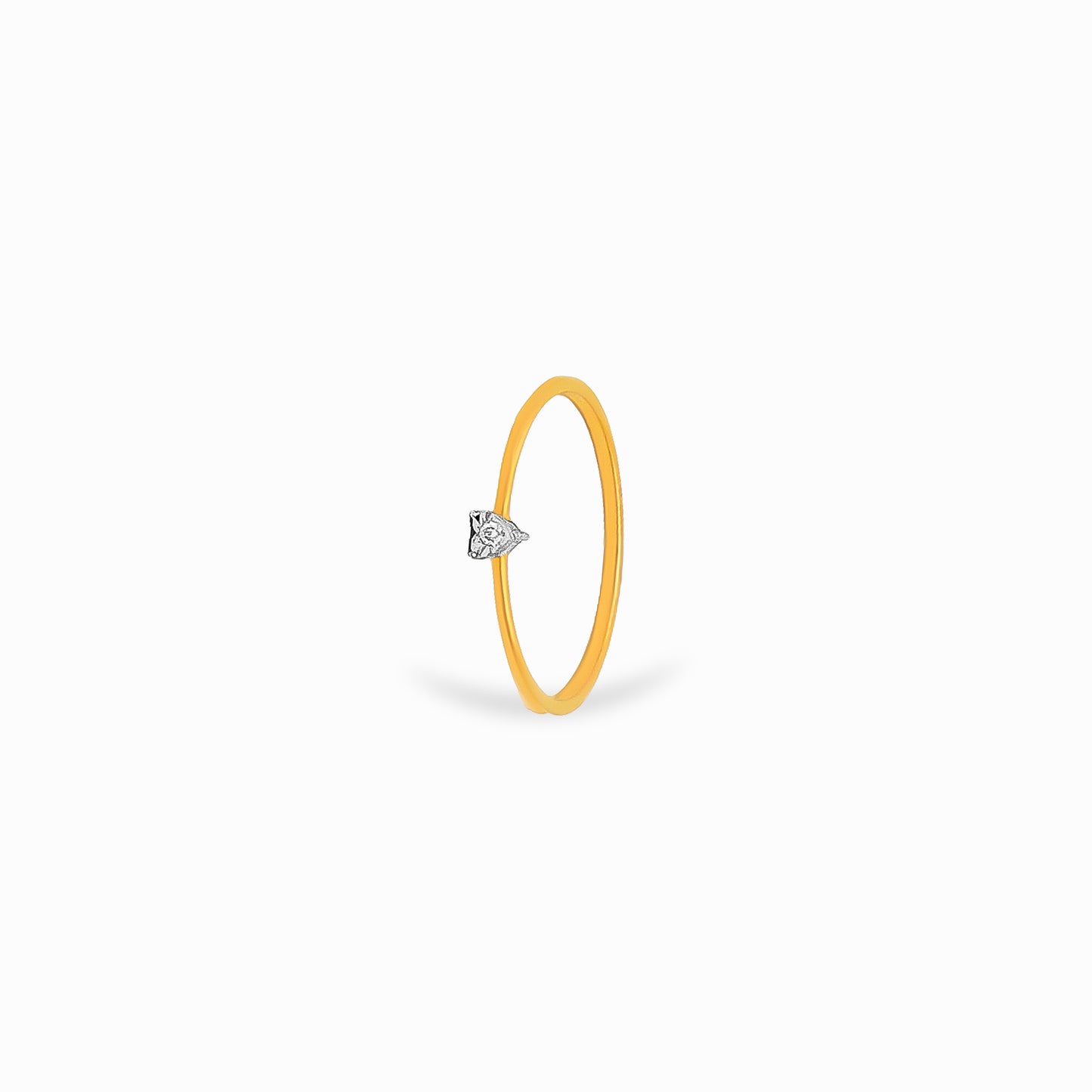 Mini Heart Diamond Ring