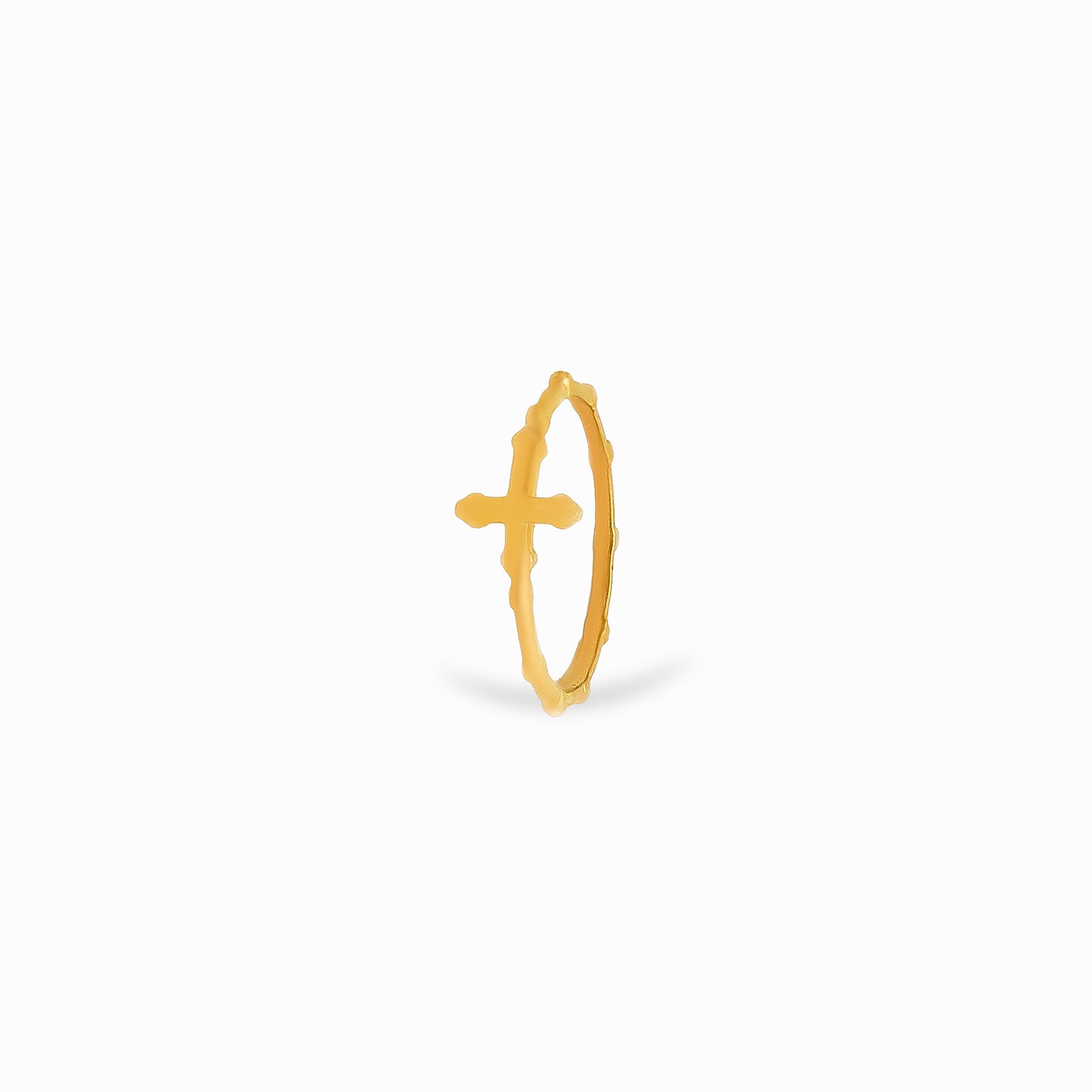Cross Gold Ring