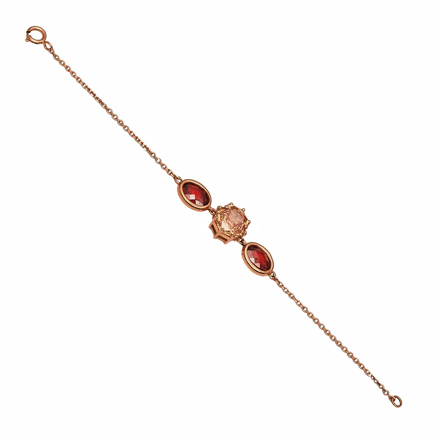Crimson Halo Bracelet