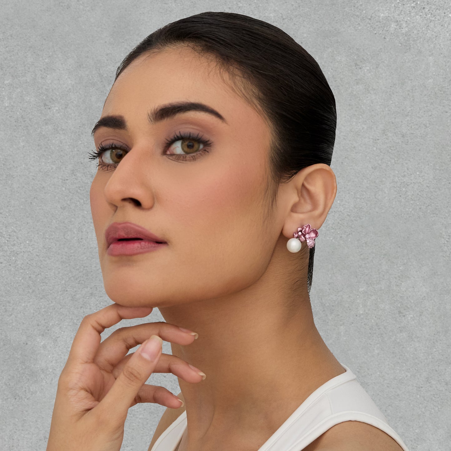 Blush Bloom Pearl Earrings