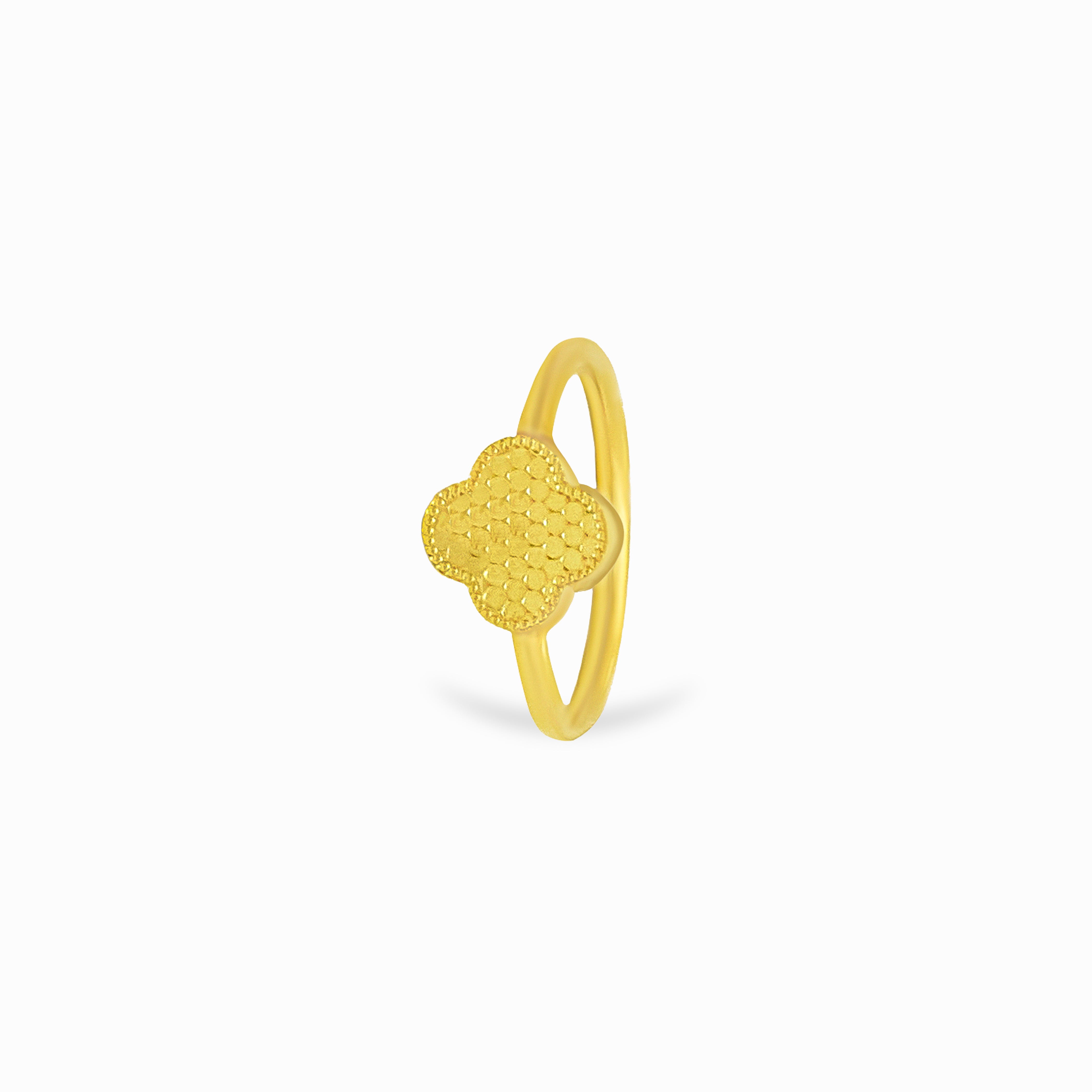 Clover Gold Ring
