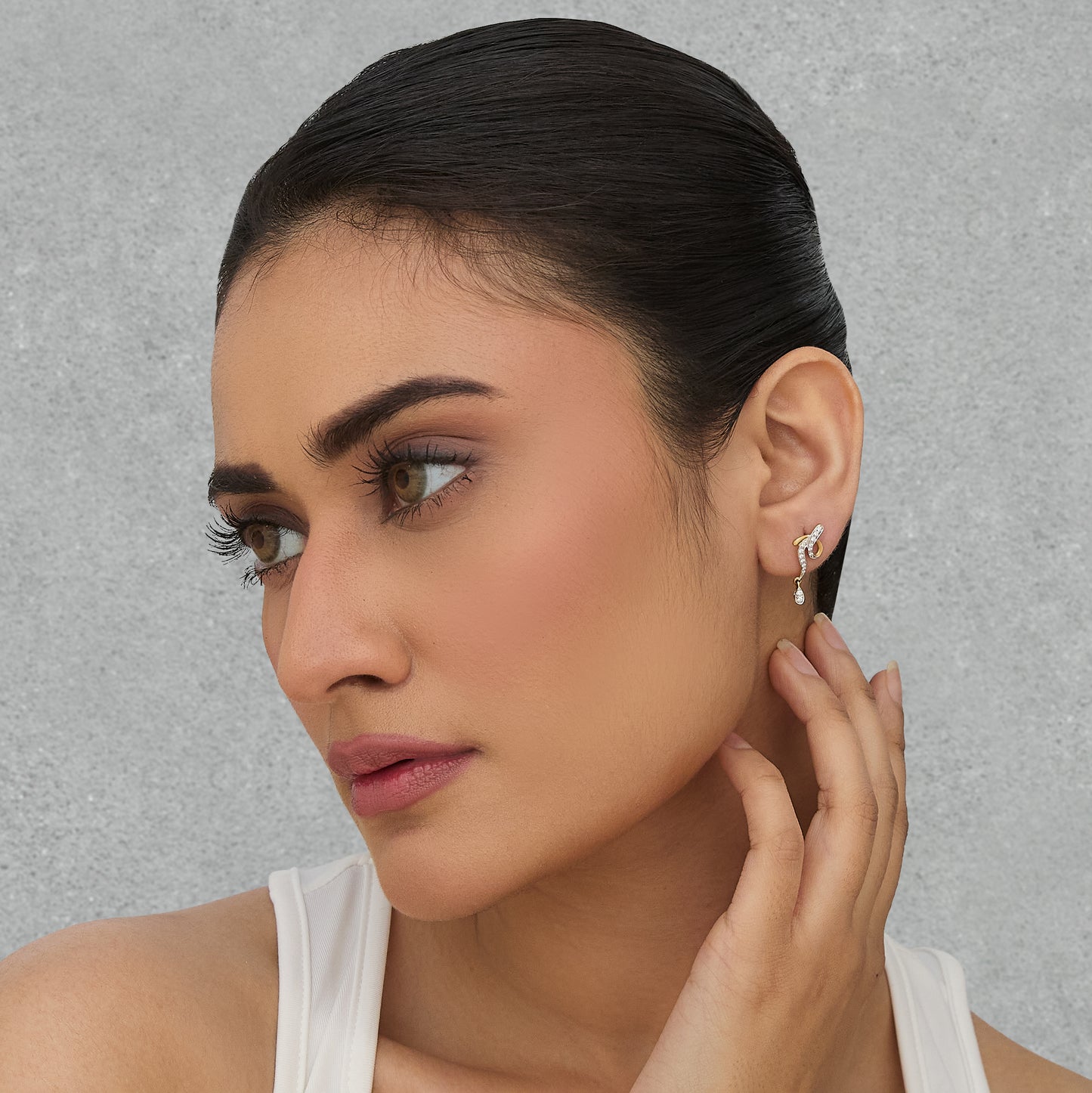 Lira Diamond Drop Earrings
