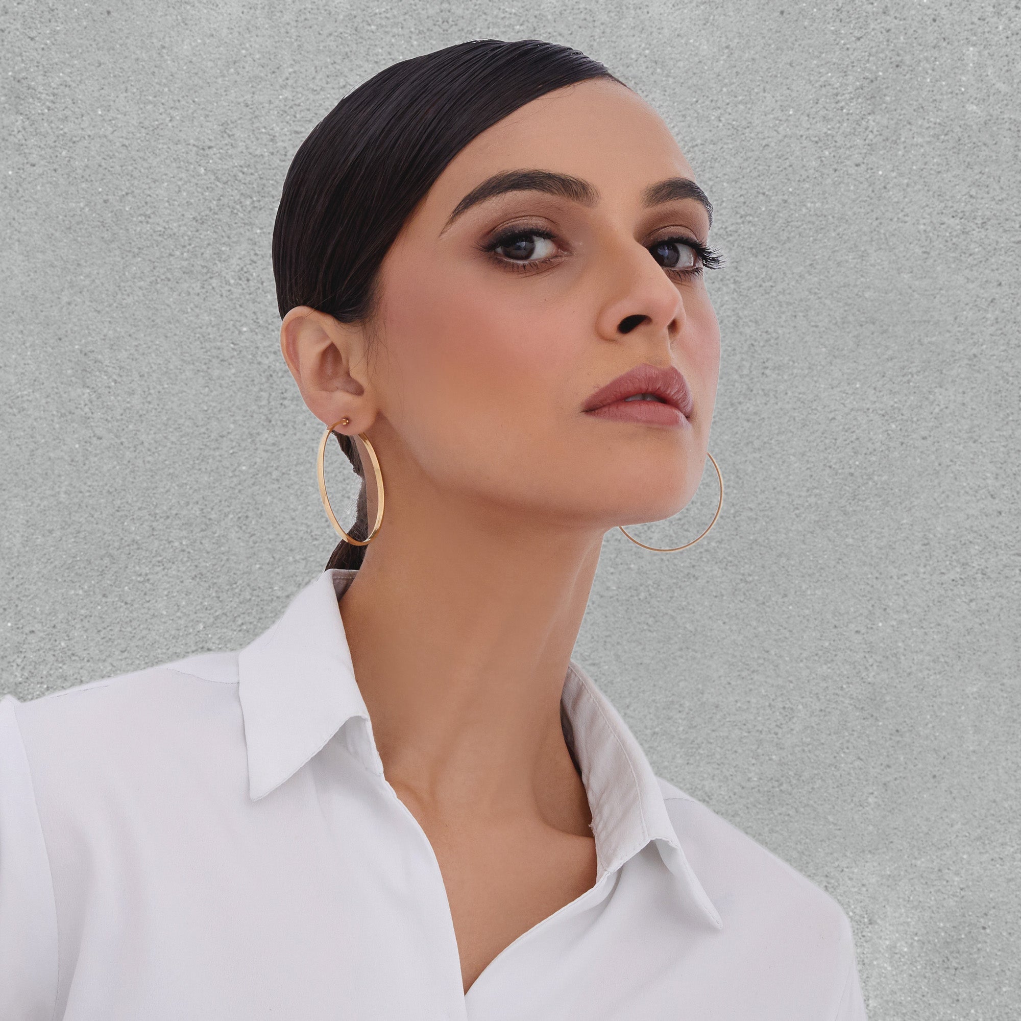 Gleam Hoop Earrings