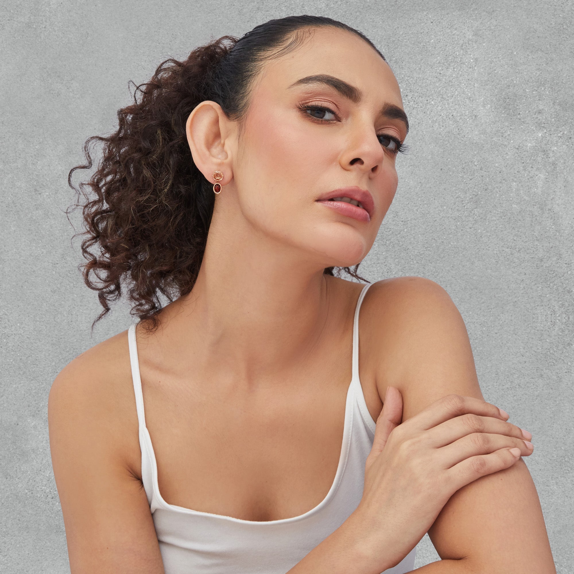 Rose Gleam Earrings