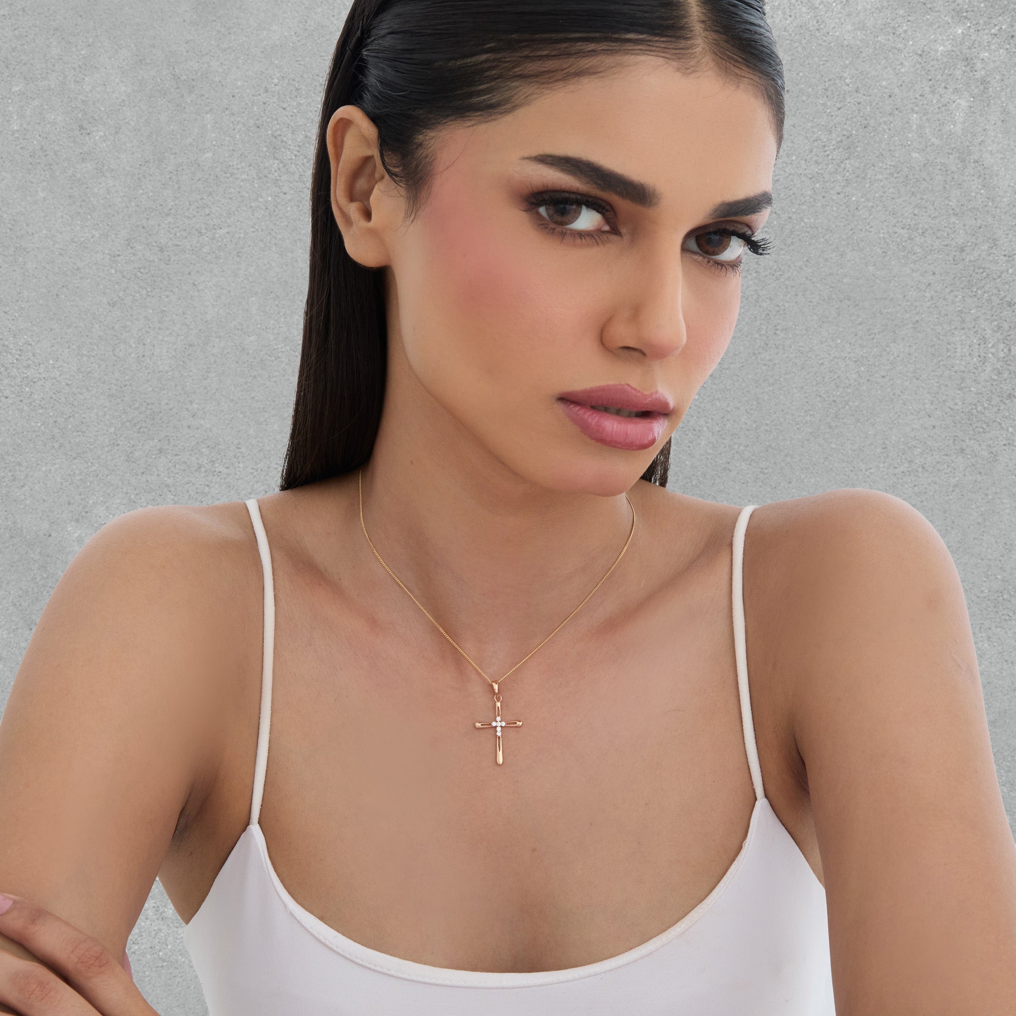 Lumière Cross Charm