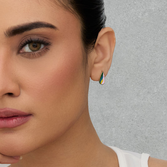 Lira Enamel Studs